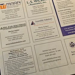 Magazine "Business Card" Print Ad